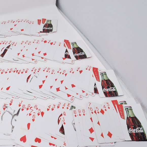 Vintage Coca Cola Playing Cards 4 Full Decks Polar Bear  1998 Game Night Collect - Picture 12 of 12